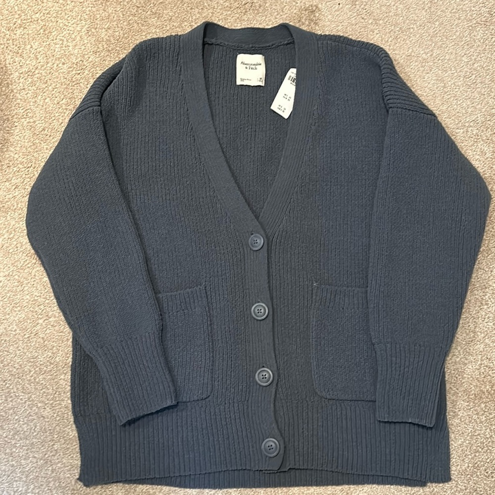 NWT Abercrombie Oversized Legging-Friendly Ribbed Cardigan